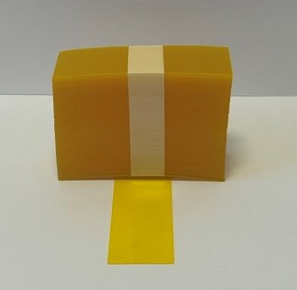 Shelf Chip, Transparnet Colors, 1.22" x .010" x 2.75"